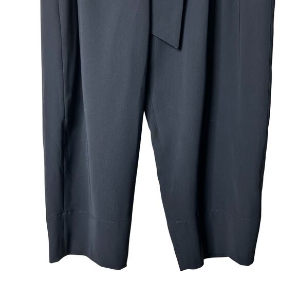 Jarbo Wrap Pants NWT Size 0 Black 100%‎ Cotton Cropped Basic Minimal Boho - Picture 4 of 7